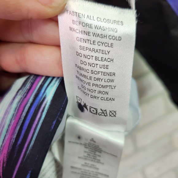 STOIC Girls Winter Coat Hooded Full Zip Jacket Fleece Lined Size Small 7-8 - Picture 14 of 14